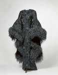 Dress with ostrich feathers by Erik Mortensen. Designmuseum Danmark. Photo: Pernille Klemp
