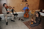 Workshop mit Musikern der Staatskapelle Halle und iranischen Musikern in Schiras. © Klaus Gallas