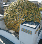 Ansicht Skulptur auf einem Dach