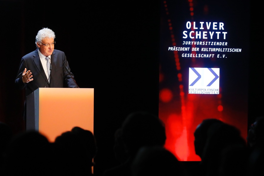 Prof. Dr. Oliver Scheytt beim 13. Europäischen Kulturmarken-Award 2018 © Danny Kurz